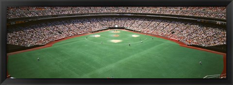 Framed Baseball Game at Veterans Stadium, Philadelphia, Pennsylvania Print