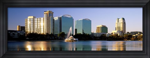 Framed Orlando skyline, Florida Print