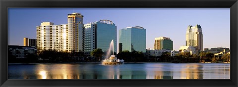 Framed Orlando skyline, Florida Print