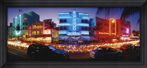 Framed USA, Florida, Miami Beach Print