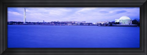 Framed Tidal Basin panorama, Washington DC Print