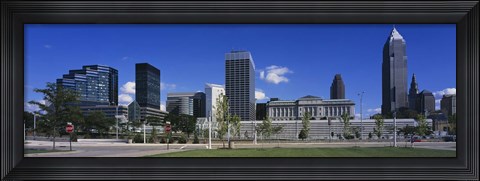 Framed Buildings in Cleveland, Ohio Print