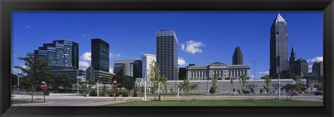 Framed Buildings in Cleveland, Ohio Print