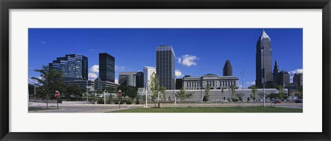 Framed Buildings in Cleveland, Ohio Print