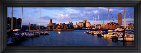Framed Buffalo, New York Waterfront Print