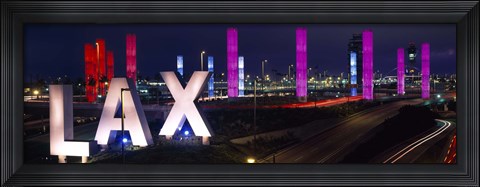 Framed Los Angeles Intl Airport Los Angeles CA Print