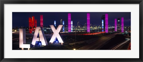 Framed Los Angeles Intl Airport Los Angeles CA Print