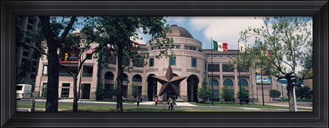 Framed Facade of a building, Texas State History Museum, Austin, Texas, USA Print