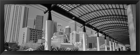 Framed San Francisco, California (black and white) Print