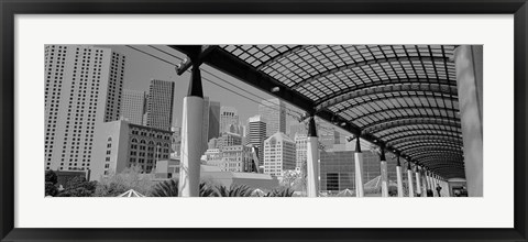 Framed San Francisco, California (black and white) Print