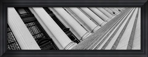 Framed Courthouse Steps in New York City, New York State Print