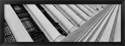 Framed Courthouse Steps in New York City, New York State Print