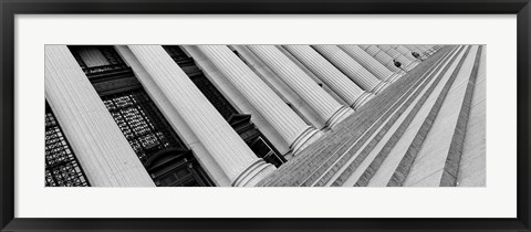 Framed Courthouse Steps in New York City, New York State Print