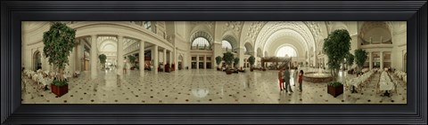 Framed Interior Union Station Washington DC Print