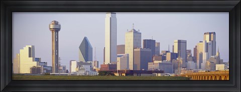 Framed Buildings in a city, Dallas Print