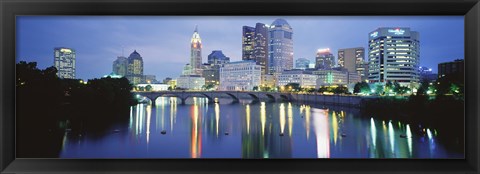 Framed Columbus OH Print