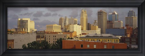 Framed Kansas City, Missouri Skyline Print