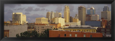 Framed Kansas City, Missouri Skyline Print