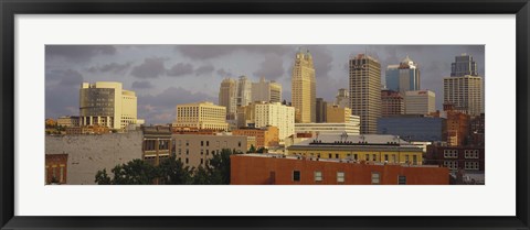 Framed Kansas City, Missouri Skyline Print