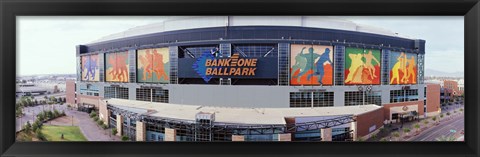 Framed Bank One Ballpark Phoenix AZ Print