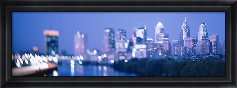 Framed Schuylkill River, Philadelphia, Pennsylvania Print
