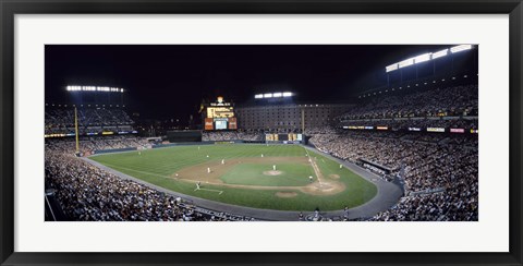 Framed Baseball Game Camden Yards Baltimore MD Print