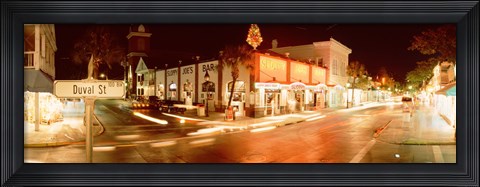 Framed Sloppy Joe&#39;s Bar, Duval Street, Key West, Florida, USA Print