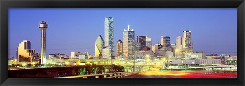 Framed Dallas Texas USA Print