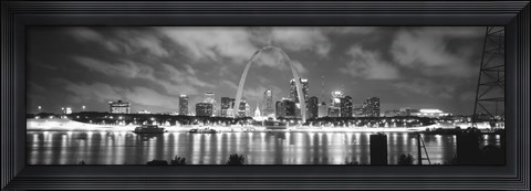 Framed Evening St Louis MO Print