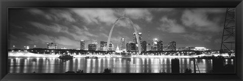 Framed Evening St Louis MO Print