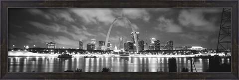 Framed Evening St Louis MO Print