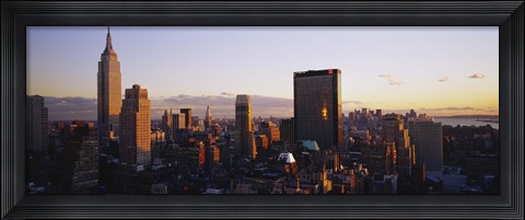 Framed Empire State Building, Manhattan, New York City Print