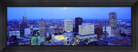 Framed Evening, Buffalo, New York State, USA Print