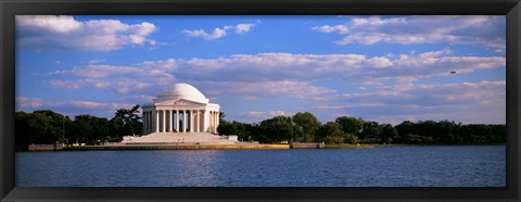 Framed Jefferson Memorial on the Waterfront, Washington DC Print