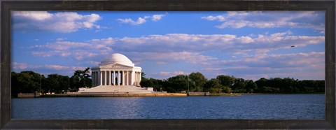 Framed Jefferson Memorial on the Waterfront, Washington DC Print