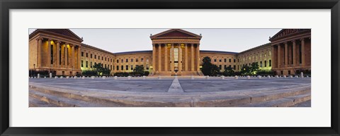 Framed Facade of a museum, Philadelphia Museum Of Art, Philadelphia, Pennsylvania, USA Print