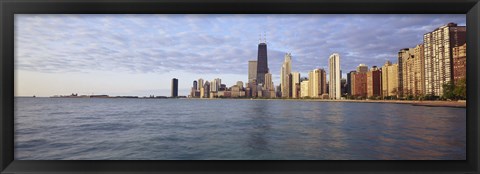 Framed Lake Michigan Chicago IL Print