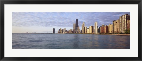 Framed Lake Michigan Chicago IL Print