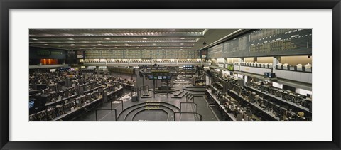 Framed Empty mercantile exchange, Chicago Mercantile Exchange, Chicago, Illinois, USA Print