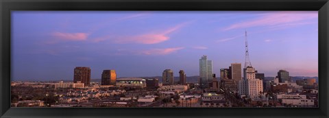 Framed Buildings in a city, Phoenix, Maricopa County, Arizona, USA Print