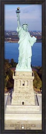 Framed Statue Of Liberty, New York, NYC, New York City, New York State, USA Print