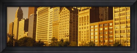 Framed Michigan Avenue Architecture, Chicago, Illinois, USA Print