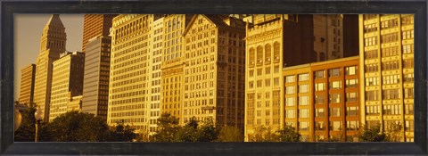 Framed Michigan Avenue Architecture, Chicago, Illinois, USA Print