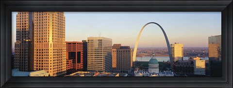 Framed St. Louis skyline Print