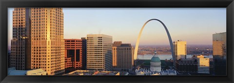 Framed St. Louis skyline Print