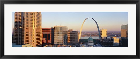 Framed St. Louis skyline Print