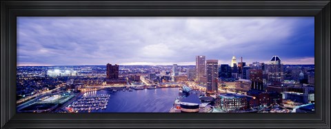 Framed USA, Maryland, Baltimore, cityscape Print