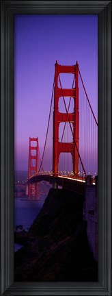 Framed Golden Gate Bridge San Francisco (horizontal) Print