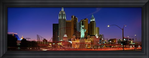 Framed Las Vegas Nevada (night) Print