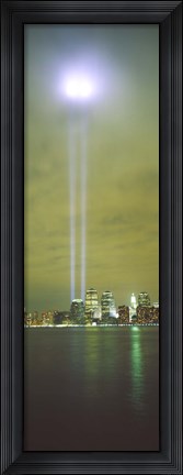 Framed Evening, Towers Of Light, Lower Manhattan, NYC, New York City, New York State, USA Print